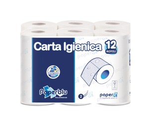 Carta Igienica Paperblu 1000 rotoli 12 Foto prodotto